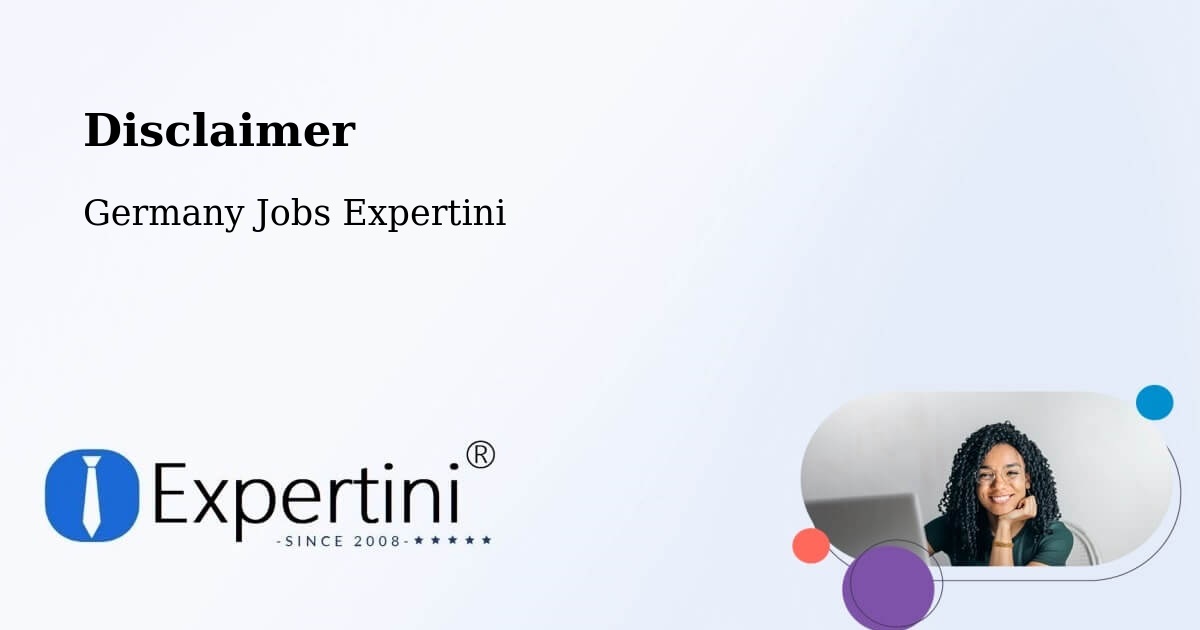 Disclaimer – Schweinfurt - Germany Jobs Expertini